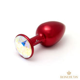 Rosebuds Luxe Gem-Tipped Aluminum Anal Plug Butt Plugs